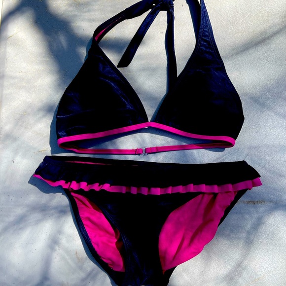 Xhileration bikini navy and pink - Picture 1 of 3